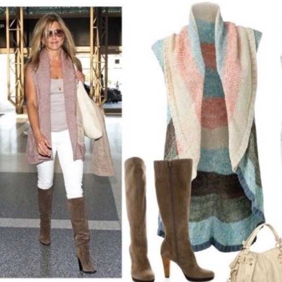 CAbi Sherbet Line Up Circle Cardigan/Vest/Shrug/Sweater Style 216 XS/Sma… - Picture 3 of 12